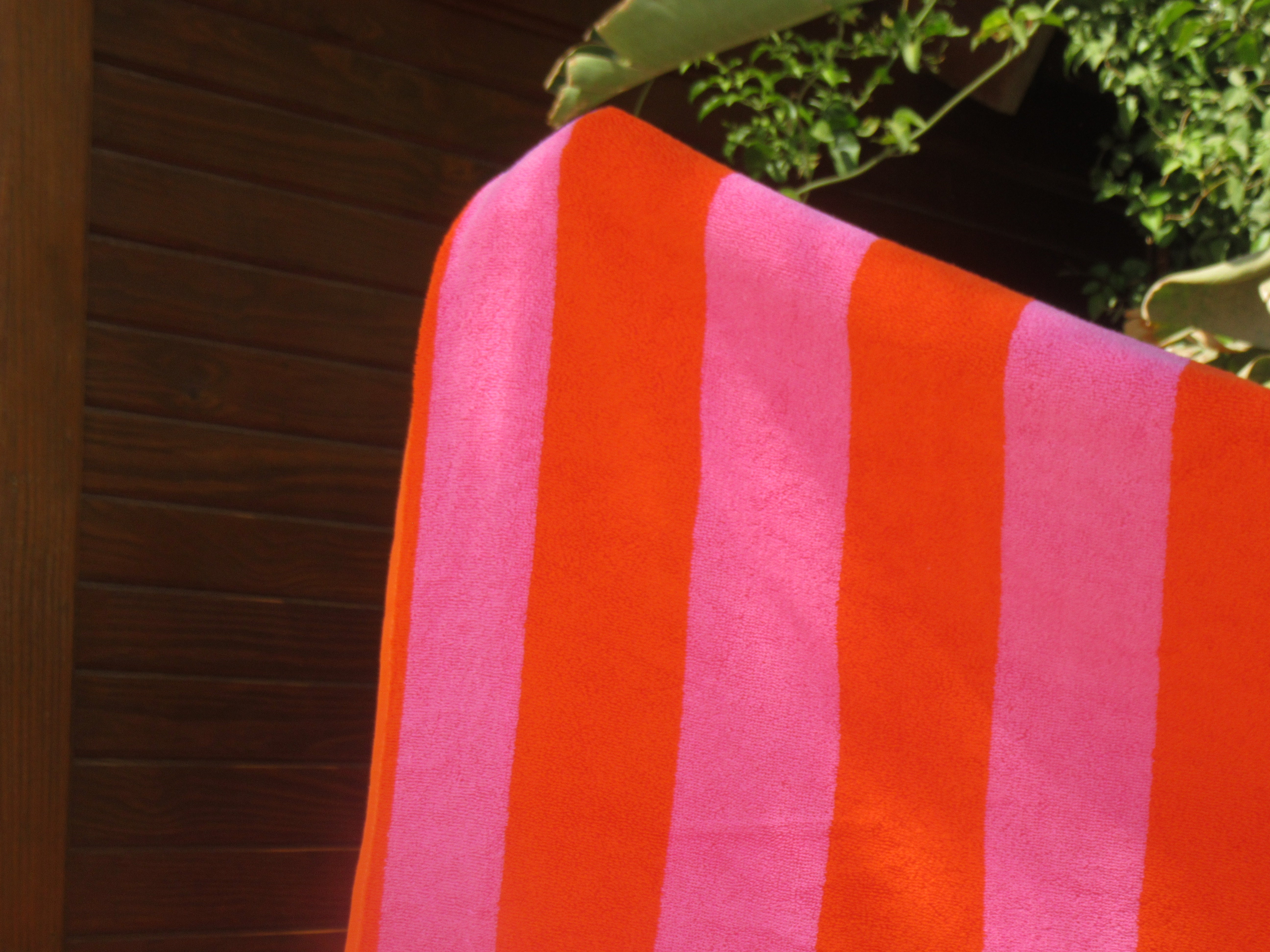 Beach Club Double Sided Striped Towel
