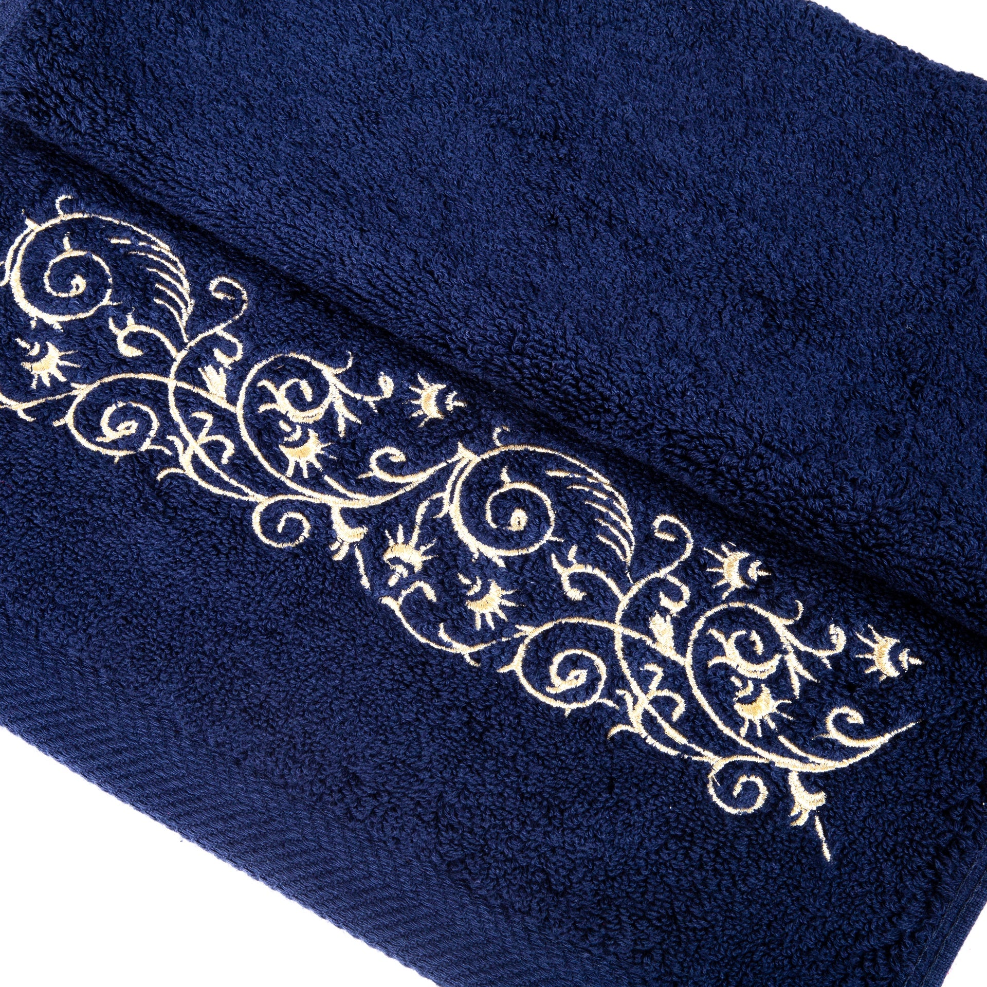 Kinar Towel with Gold Embroidery