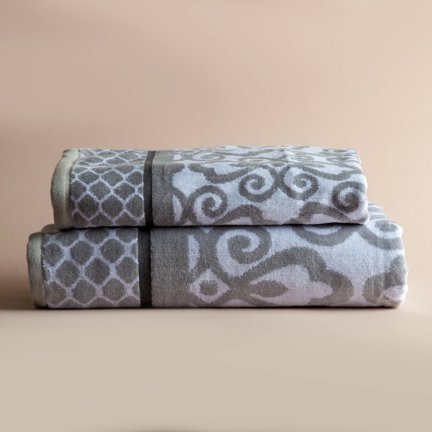 Damask Velour Towel